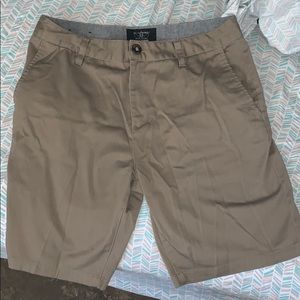 Slim Chino shorts - (Blue Crown) (Khaki) size 32